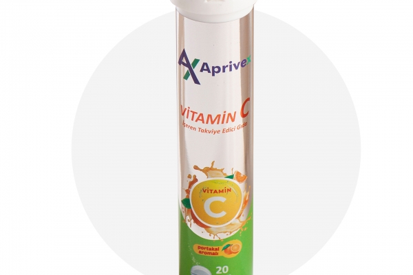 Aprivex Vitamin-C 20 effervescent tablets