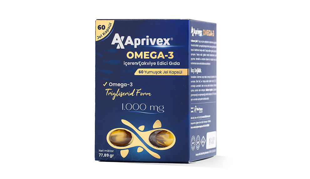 Aprivex Omega3 Trigliserit 60 Yumuşak Kapsül