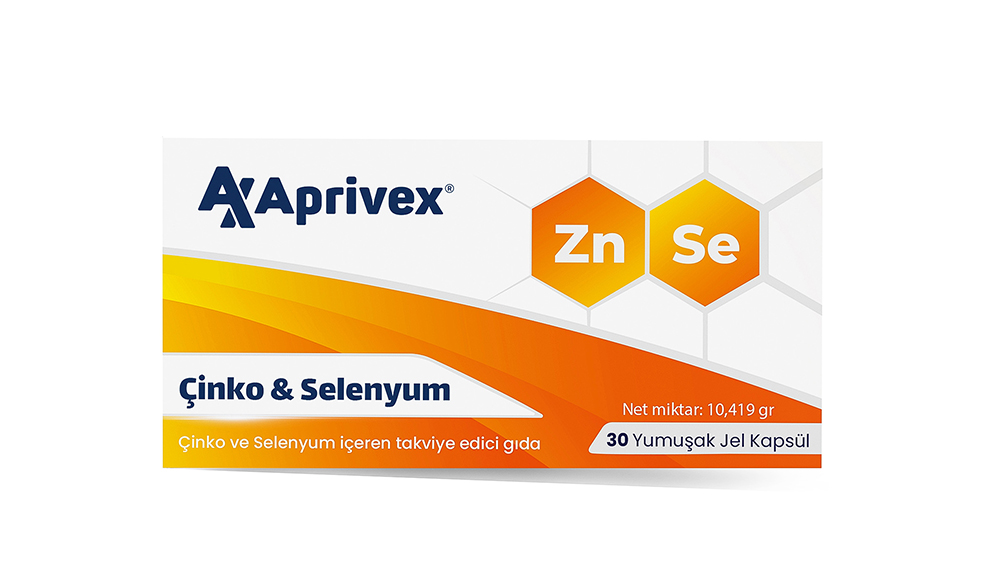 Aprivex Çinko-Selenyum 30 Yumuşak Kapsül