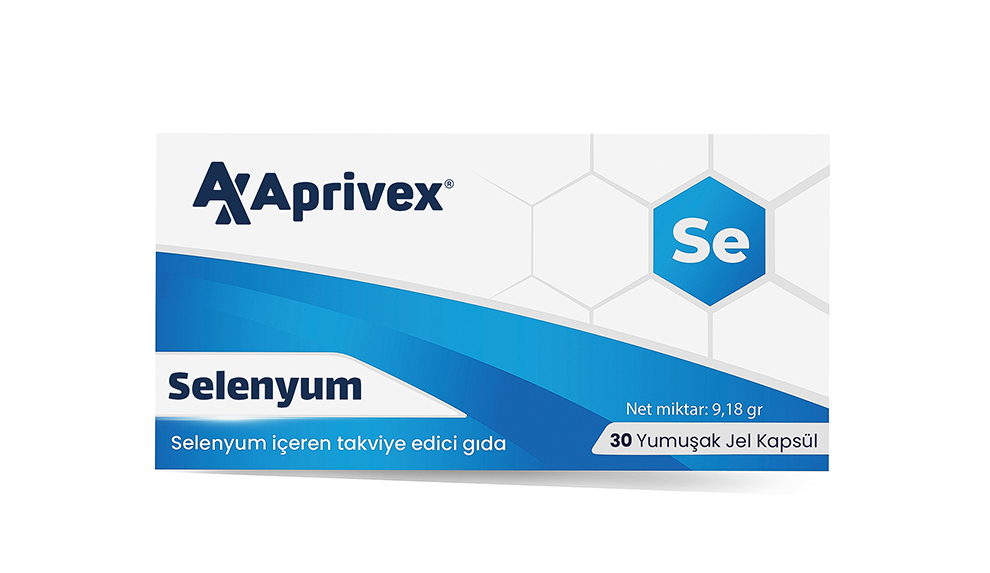 Aprivex Selenyum 30 Yumuşak Kapsül